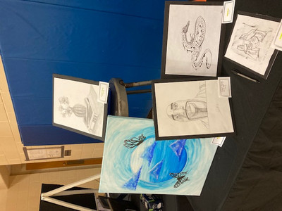 FHS/FHJHS Art Exhibit 2022 - Photo Number 30